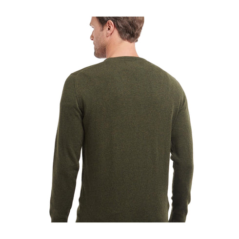 Barbour Pullover Maglia Uomo in 100% lana Verde - Francavilla Moda